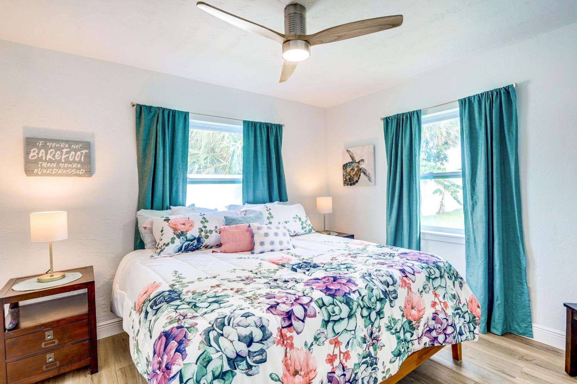 Pet-Friendly Cocoa Beach Home Walk To Beach! Extérieur photo